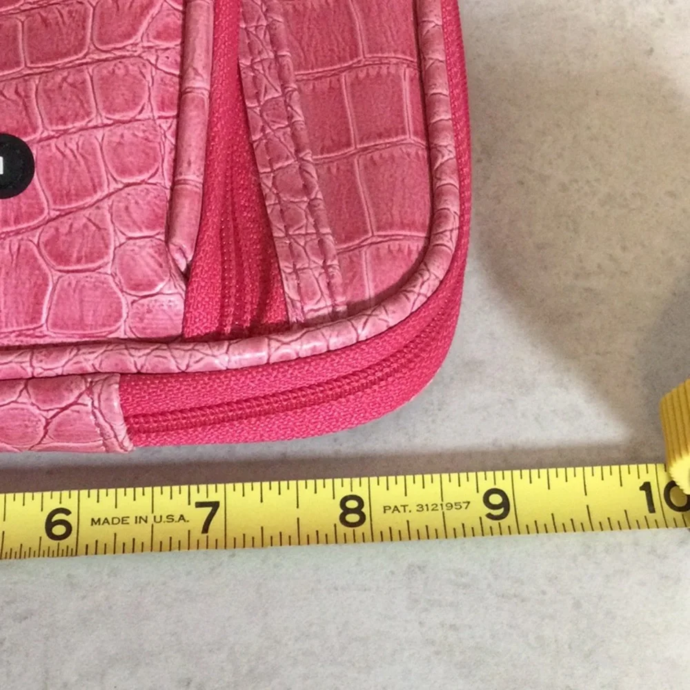 Case-Crown Pink Croc-Embossed Tablet Case